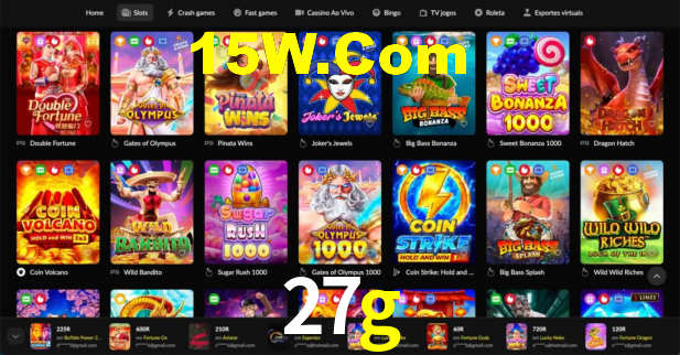 27g: A Experiência de Casino com Jogos de Mesa ao Vivo